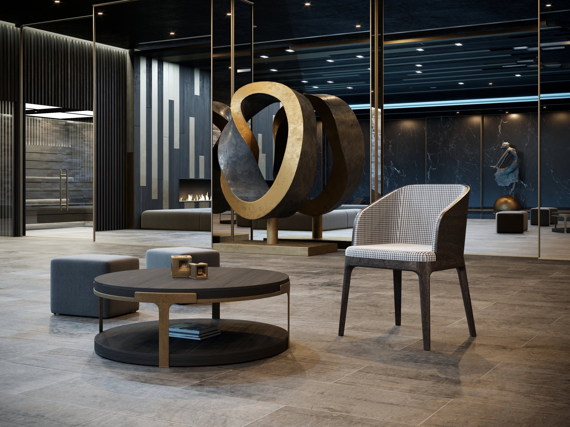 Dining Table Fendi Home Collection Brunello Dining Table With Oval